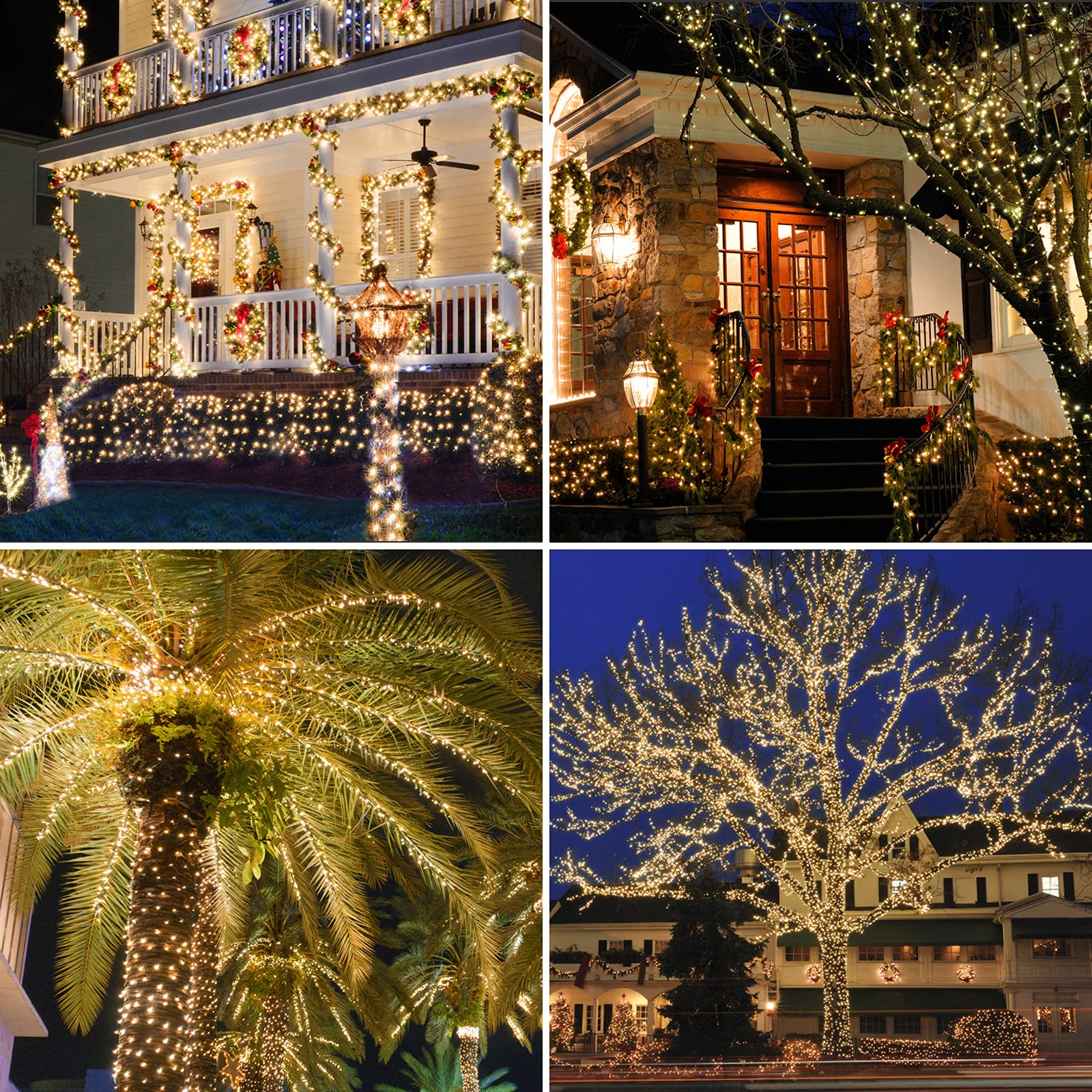 Marchpower 2000LED 50M Weihnachtsbeleuchtung Außen,Led Lichterkette mit 8 Modi IP44 Wasserdicht Strom Lichterkette Innen Weihnachtsdeko für Weihnachtsbaum, Balkon, Garten, Terrasse, Hochzeit, Party | 8 Modi, wasserdicht, strombetrieben, für Innen & Außen,
