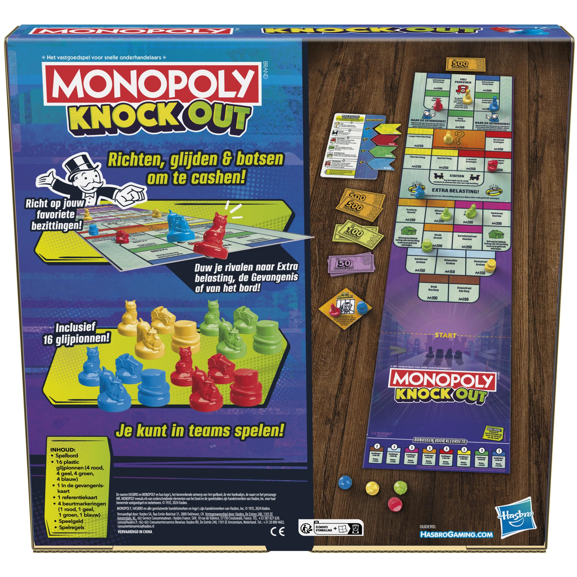 Hasbro Gaming Monopoly Gliss', gioco di gruppo familiare, gioco da tavolo - Versione olandese