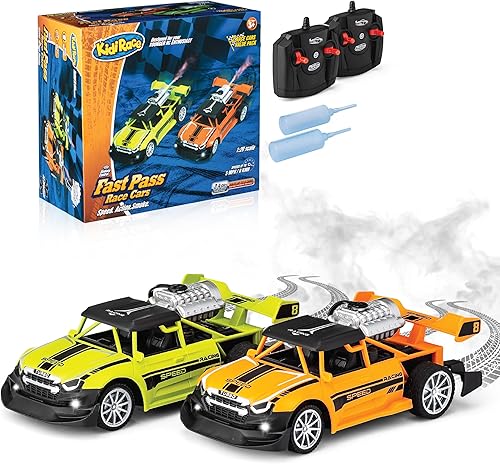 Paquete de 2 autos de carreras con control remoto para niños, auto de acrobacias a la deriva, regalos para todas las edades, escala 120 de 2.4 GHZ,