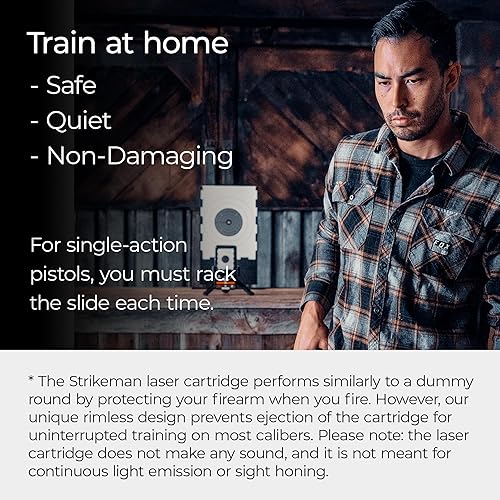 Miniatura 5 de Strikeman Cartucho de entrenamiento láser Dry Fire - Ideal para práctica de tiro al blanco con pistolas, fabricado para el sistema de entrenamiento