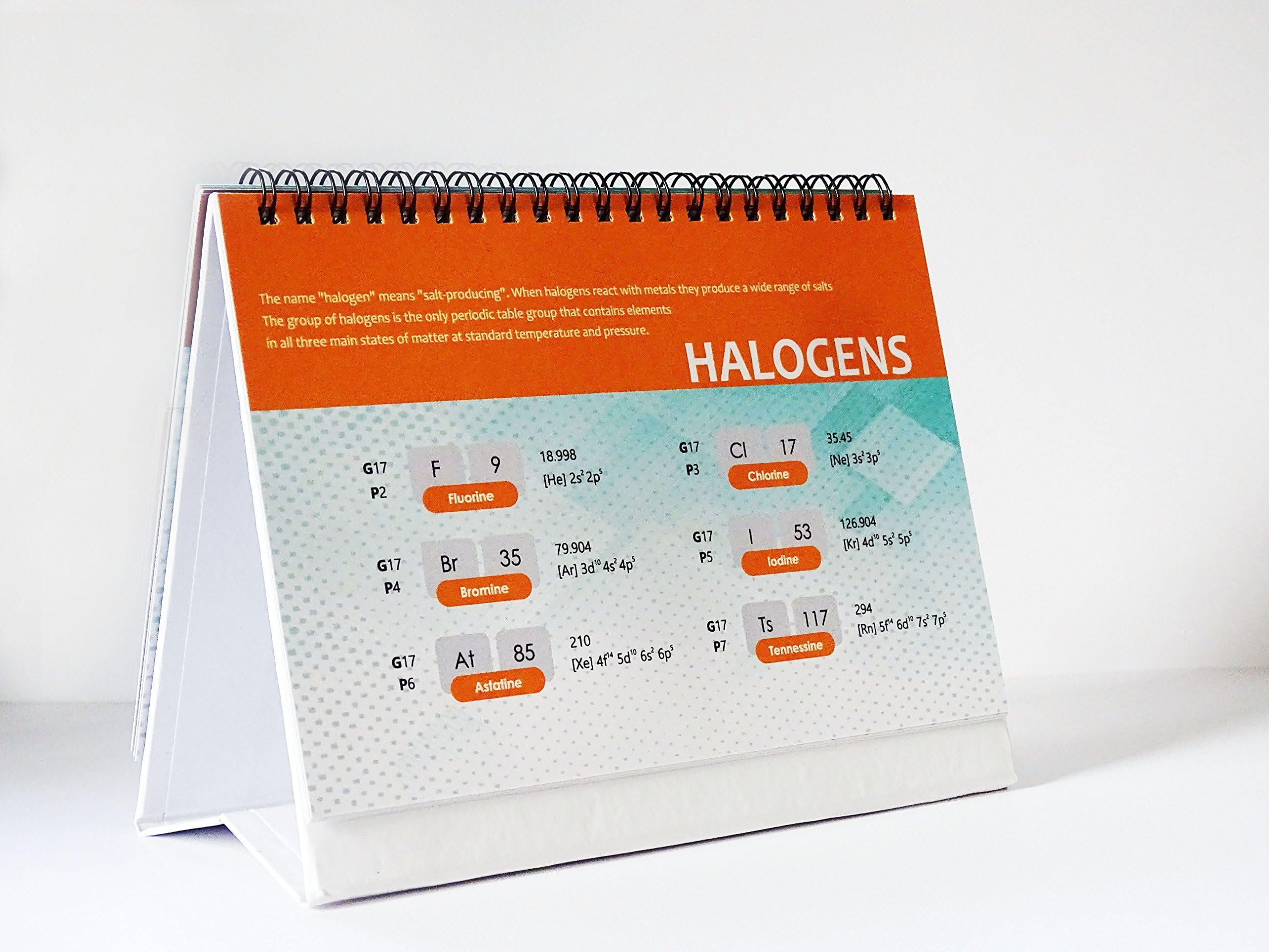 suridblue Periodic Table Elements Calender