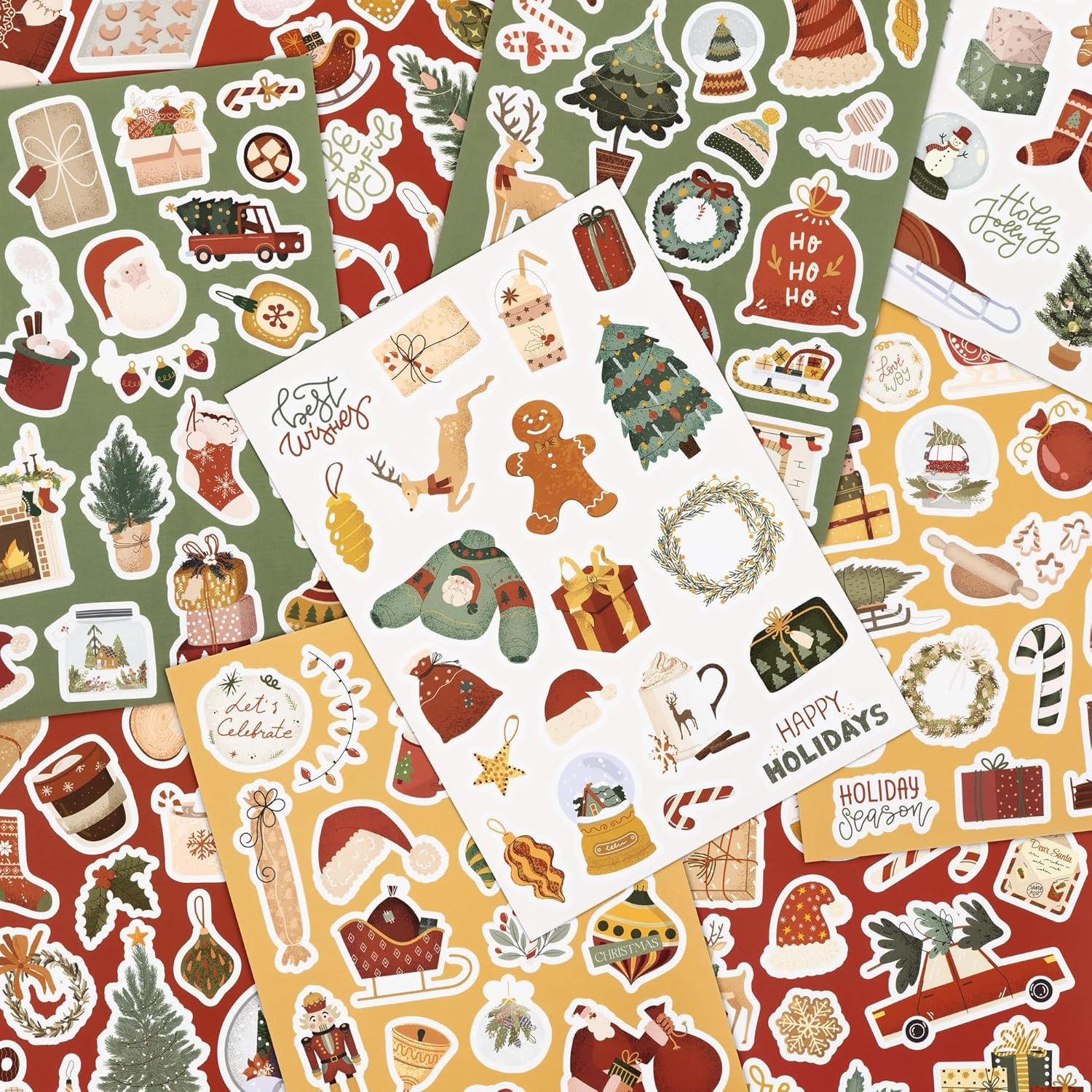 Fun Christmas Stickers for Kids – Large Set of 400 Holiday Stickers for Chritmas Party Favors, Gifts, Cards, Treats, Crafts and Toys – Fun Bulk Sticker Set for Xmas Gift Bags and as Stocking Stuffers Fun Christmas Stickers for Kids – Large Set of 400 Holiday Stickers for Chritmas Party Favors, Gifts, Cards, Treats, Crafts and Toys – Fun Bulk Sticker Set for Xmas Gift Bags and as Stocking Stuffers