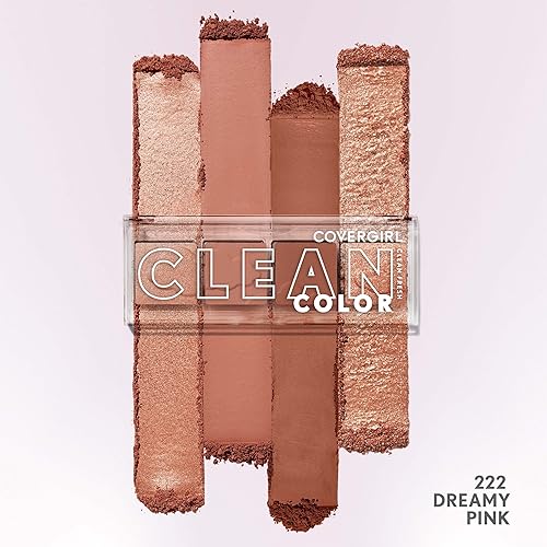 Miniatura 25 de Clean Fresh Color Clean Sombra de ojos Brillante Beige 222 Rosa de ensueño,232 Baya fresca,242 Malva suave,262 Caramelo Dorado,282 Midnight Sky,212