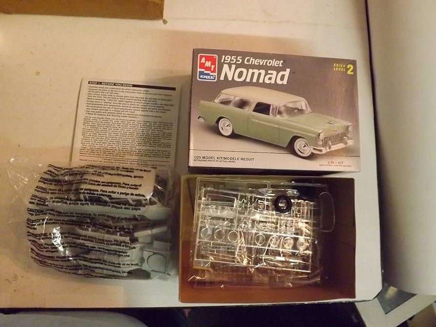 自動車 1955 chevrolet nomad 1/25 1955 Chevrolet Nomad 1 25 Die Cast Metal CARQUEST by First