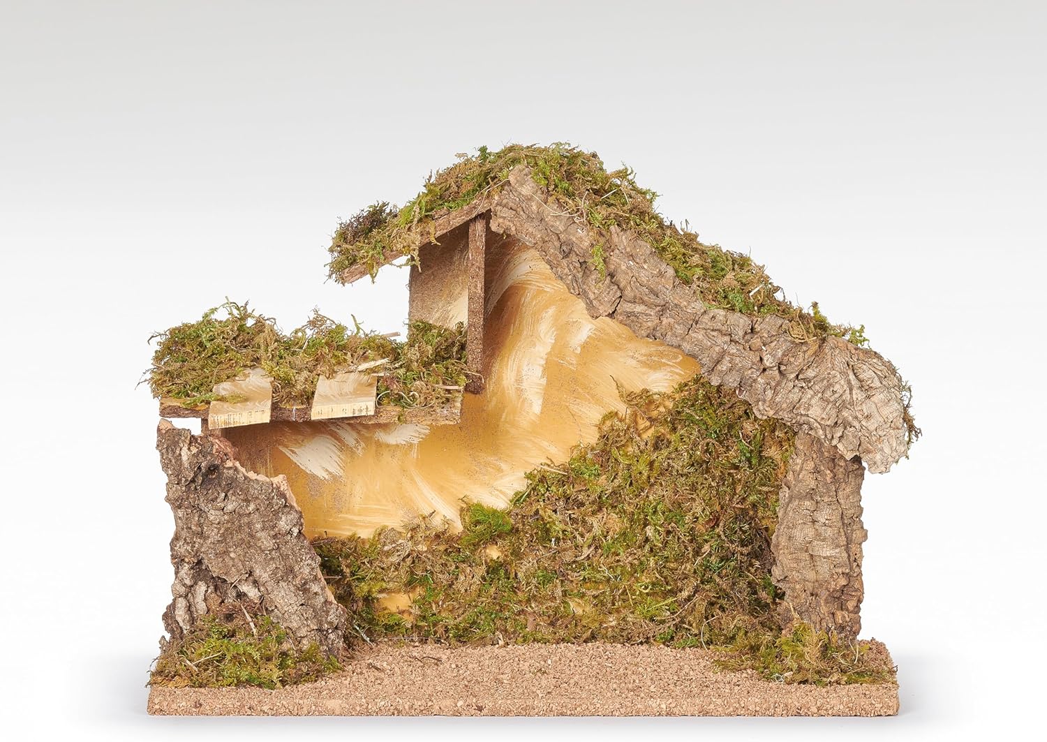 Fontanini by Roman 11" H LED Italian Nativity Stable, Religious Christmas Decoration