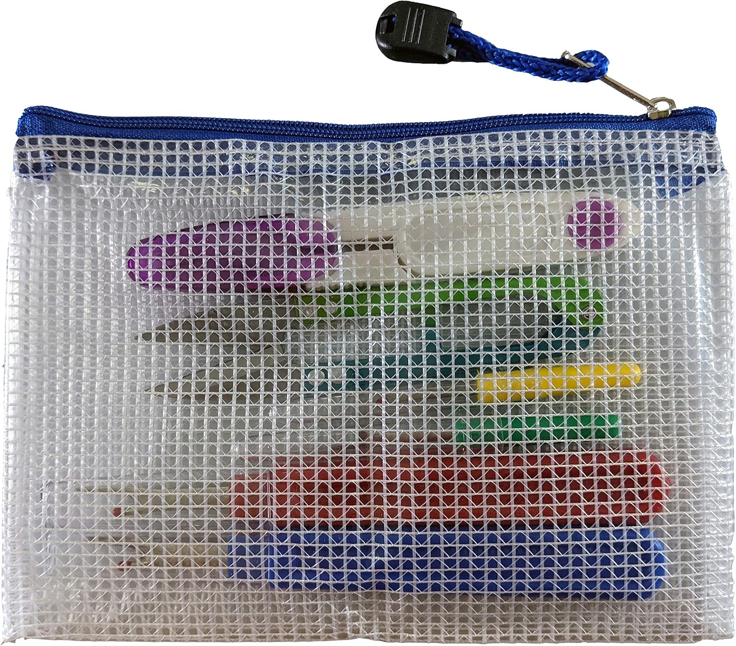 Ultima 6 Piece Colorful Seam Ripper/Nipper Set w/Carry case - 4 Stitch Rippers (2 Large & 2 Small), 1 Metal Nipper/Clipper, 1 Nipper/Clipper Plus Bonus Carry Case.