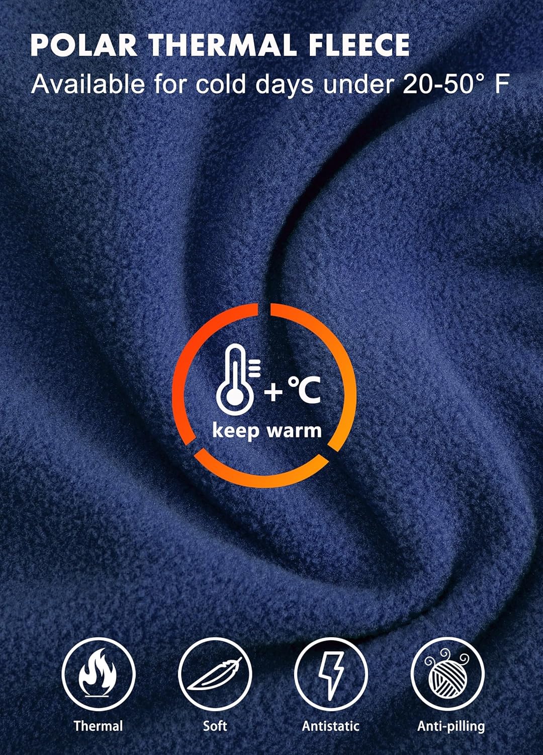 Willit Women's Fleece Dress Sweatshirt Thermal Long Pullover Polar Winter Dress with Pocket - Image 3