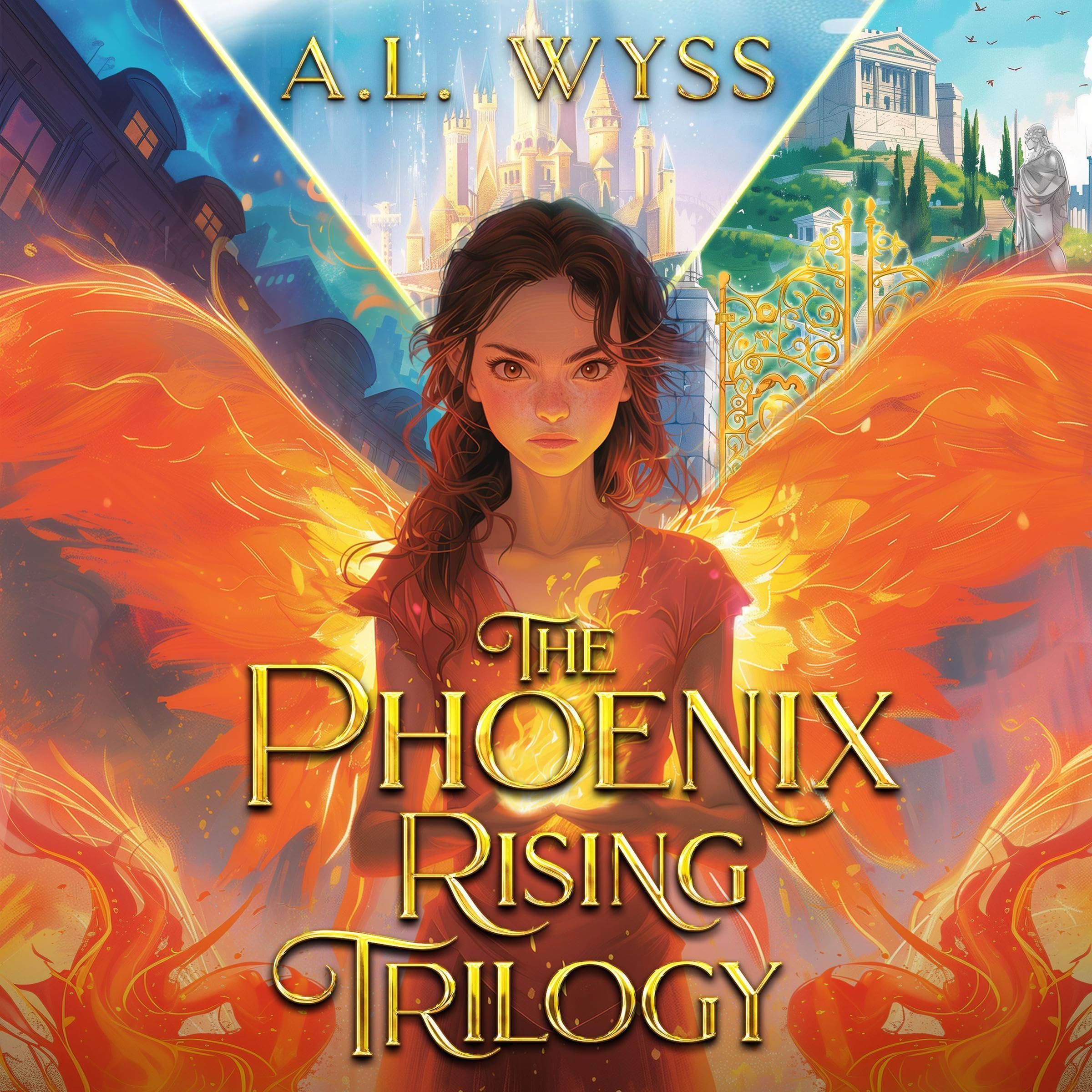 Cover art for The Phoenix Rising Trilogy, Books 1-3