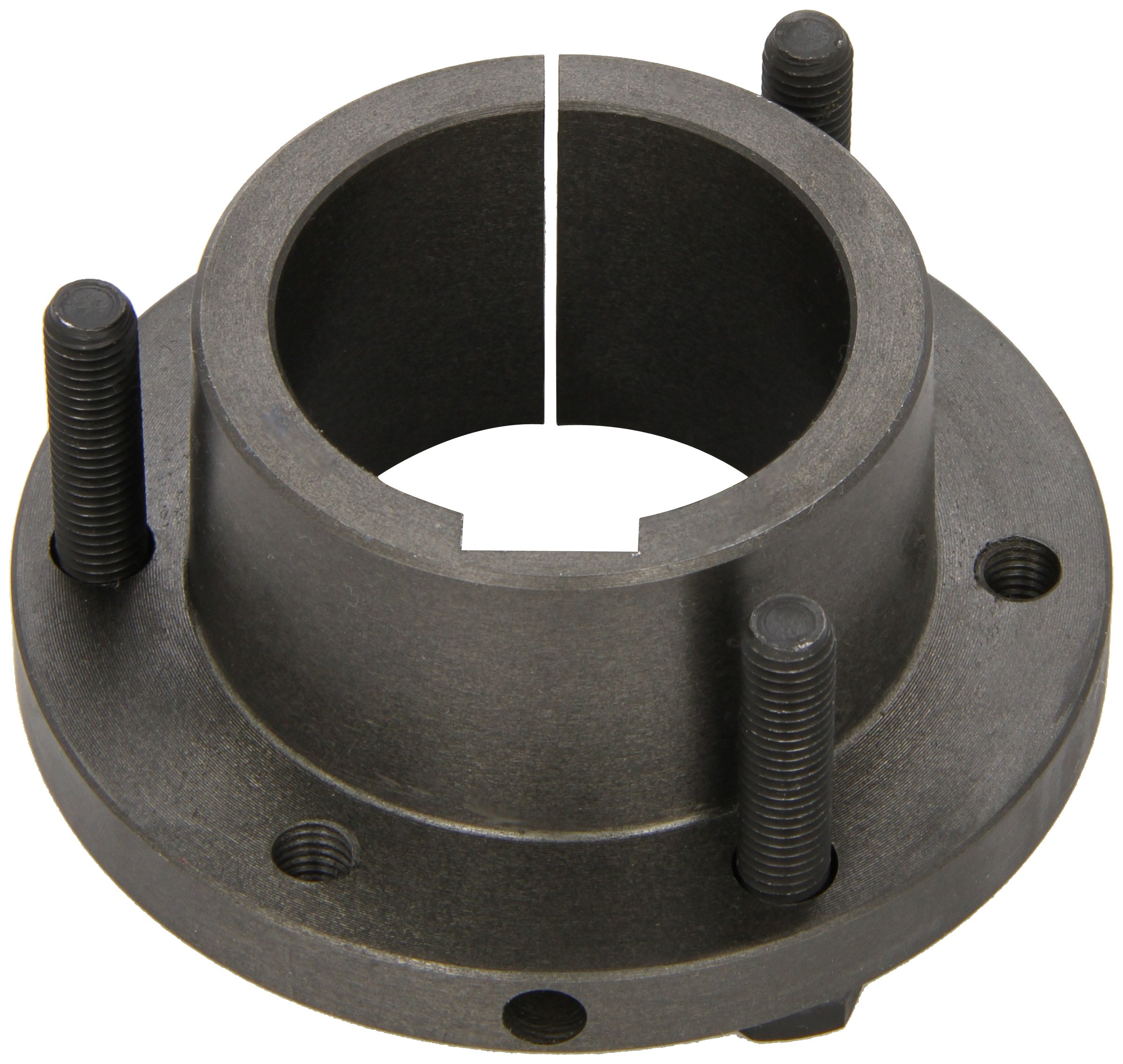 TB Woods Type SF SFM48MM Sure-Grip Bushing, Metric, 48 mm Bore, 79.4 mm OD, 50.8 mm Length, 1243 lbs/in Torque, Standard Design, Standard Keyway