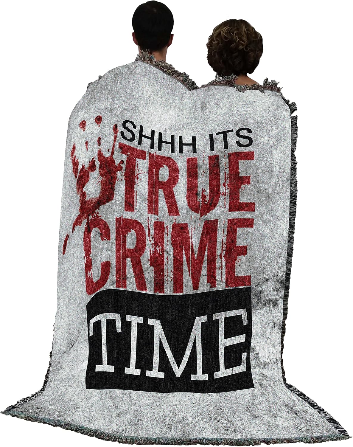 Pure Country Weavers True Crime Time Blanket - Gift Tapestry Throw Woven from Cotton - Made in the USA (72x54)