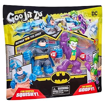 Batman vs Joker 限定版 フィギュア Amazon.com: Heroes of Goo Jit Zu DC Versus Pack Batman vs