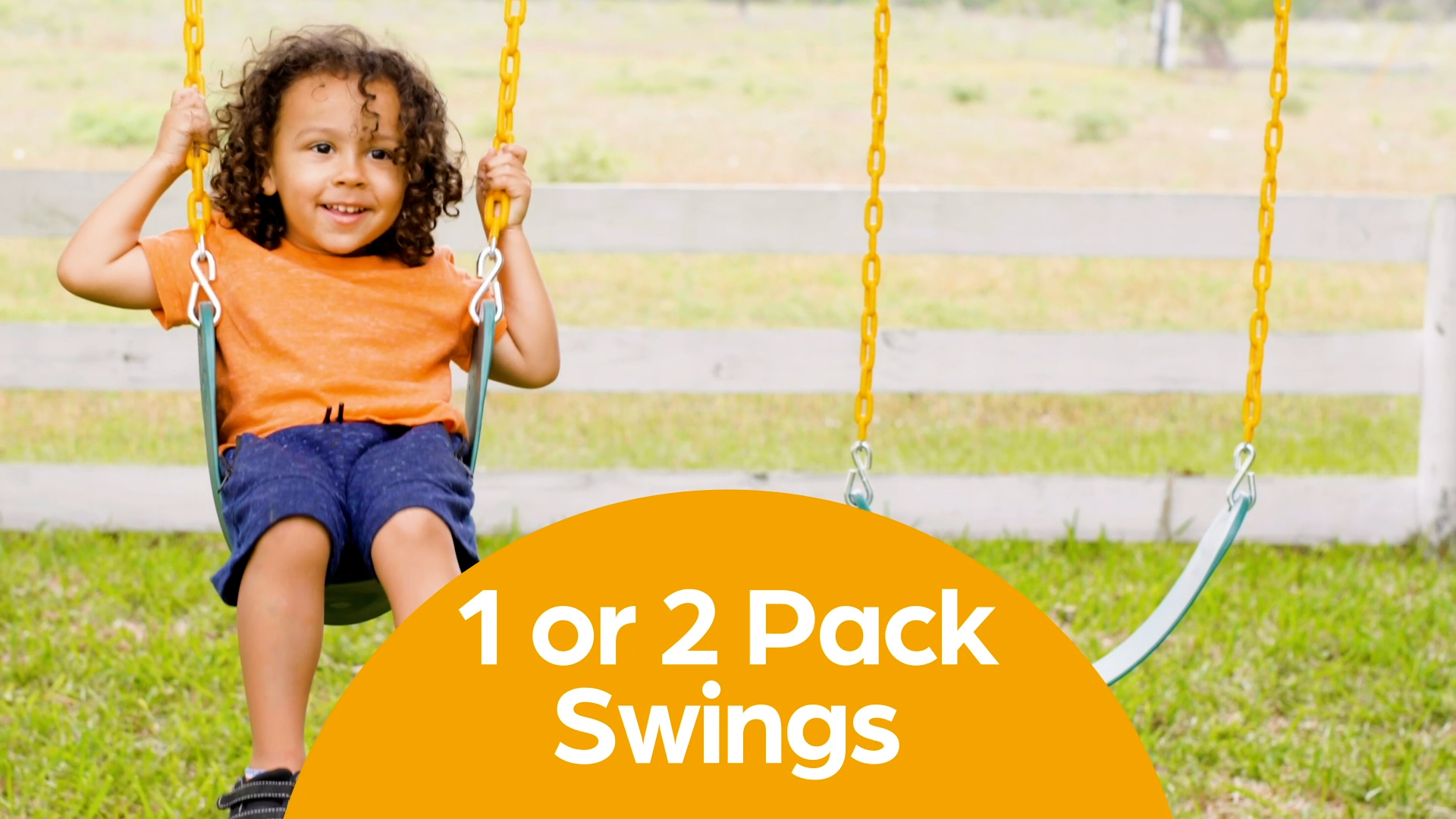 Jungle Gym Kingdom Swing for Outdoor Swing Set - Pack of 1 Swing Seat Replacement Kit with Heavy Duty Chains - Backyard… - Image 8