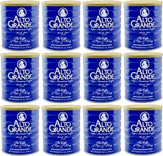 Alto Grande Super Premium Coffee Ground 8.8oz - 12 Cans