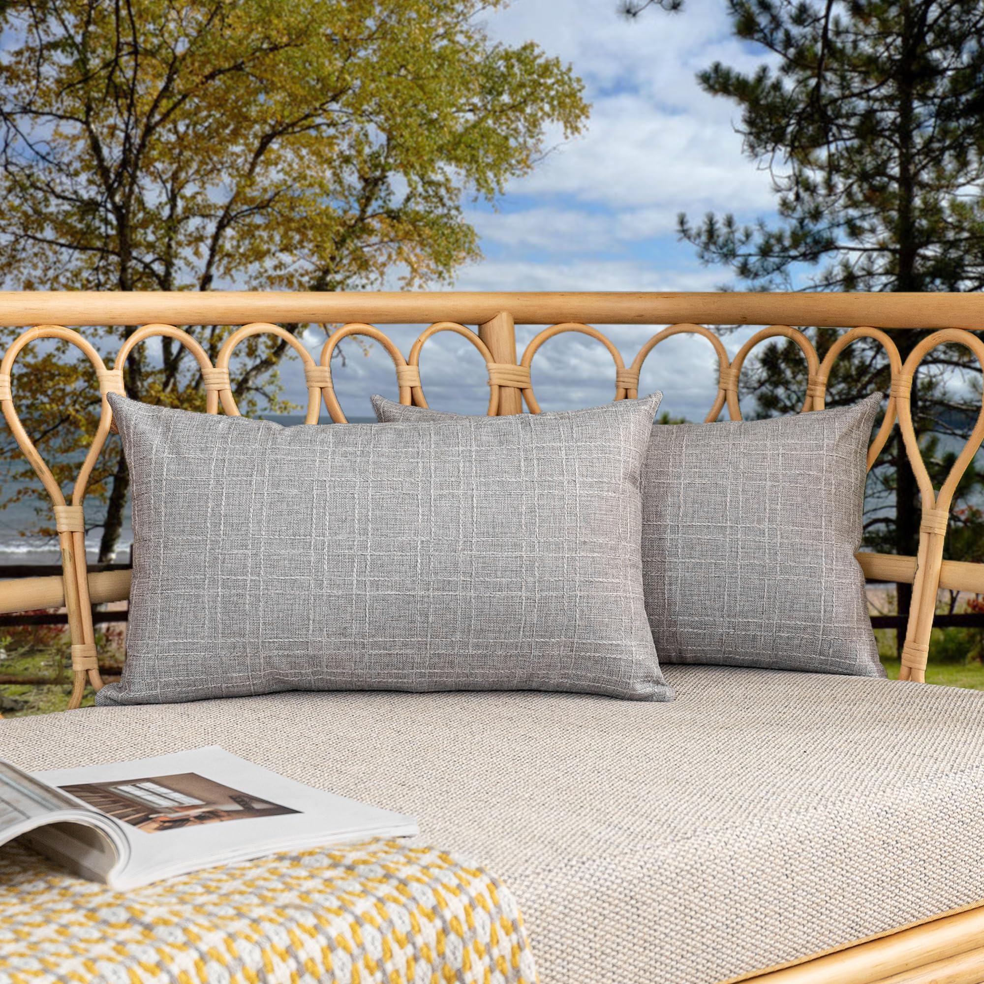 Amazon.com : Kevin Textile Outdoor Waterproof 12”x20” Lumbar