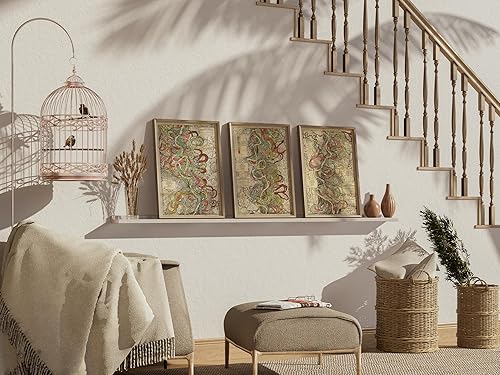 Miniatura 4 de Hoja 7-1944 Mapa del río Mississippi - Decoración de la casa del río Regalos de arte para pared - Póster Harold Fisk Ancient River Meander Alluvial