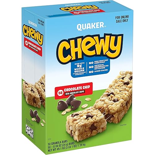 Chewy Chocolate Chip Granola Bars Amazon Com