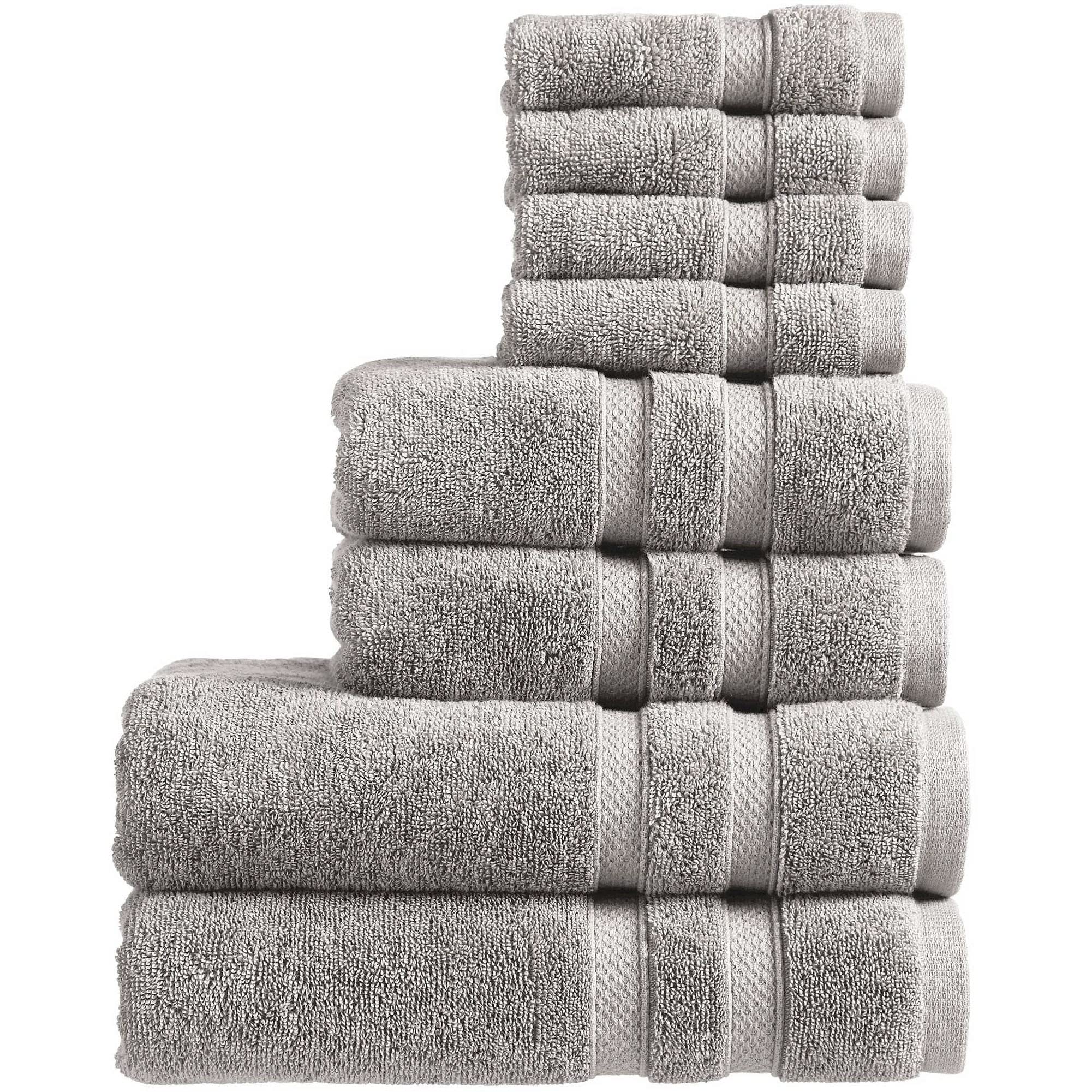 Christy Chroma Bath Towels | Set of 2 | Highly Absorbent Heavyweight 675GSM | Bold and Bright | Soft Velvety Smooth Bathroom Shower Towels | 100% Cotton | Sustainably Made | White — view 118