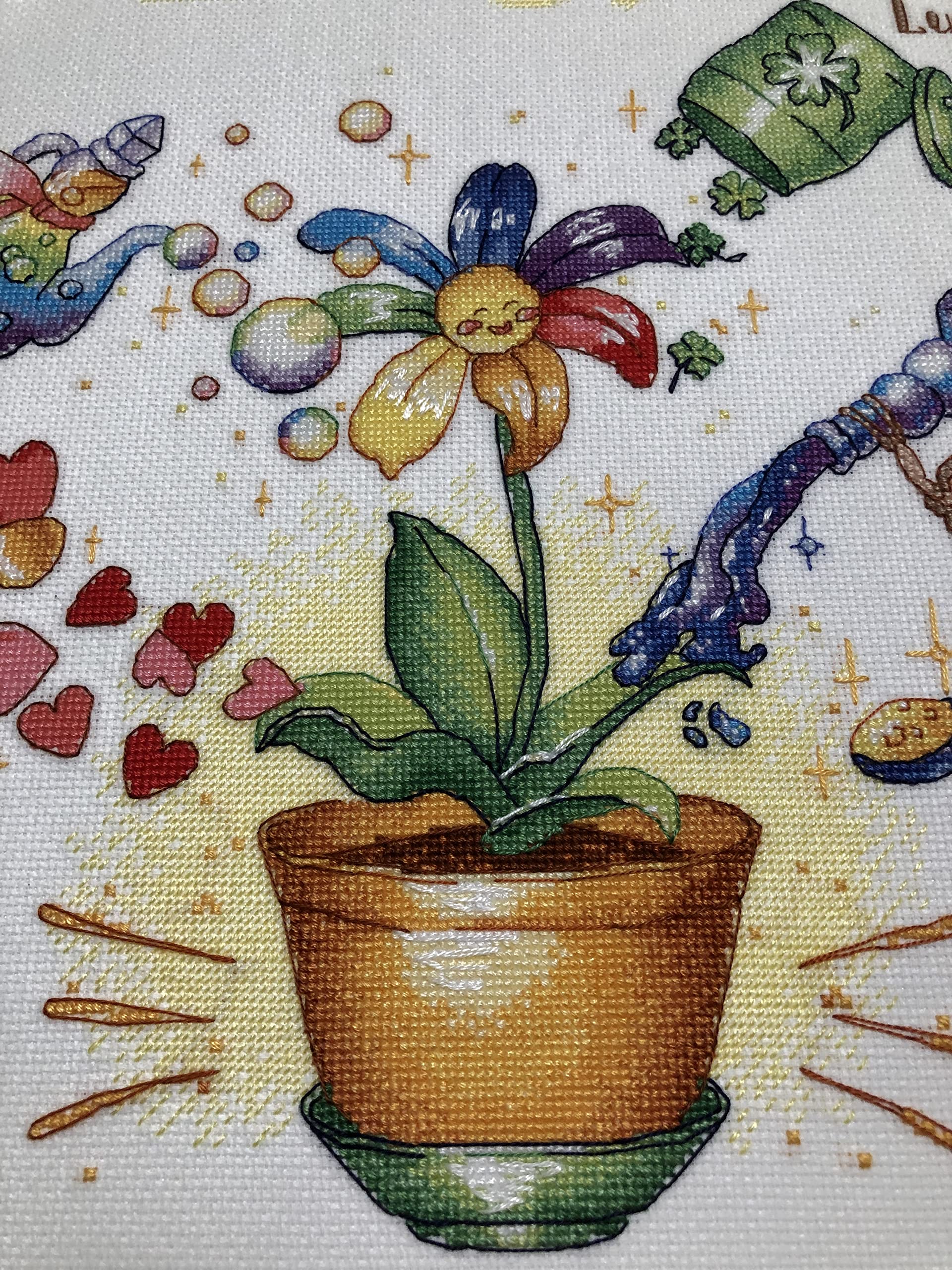 Riolis Zestaw ?ciegu krzy?ykowego przepis szcz??cie 30 x 30 cm, wzór liczenia