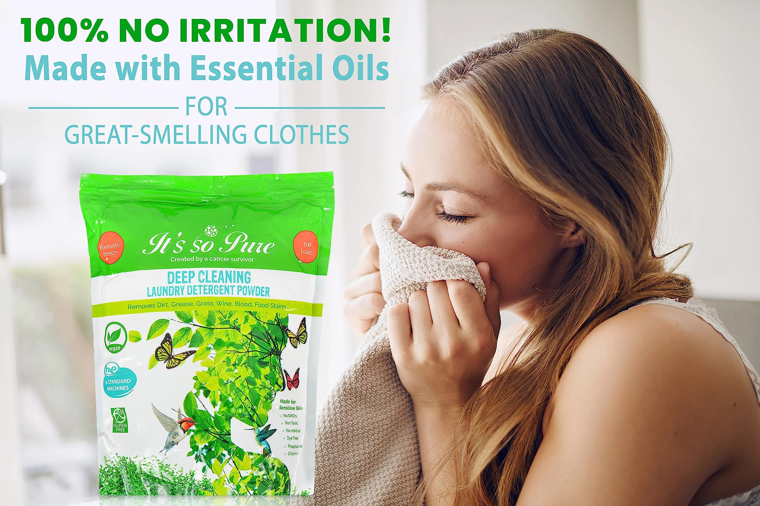 It's So Pure Natural Laundry Detergent - Removes Dirt, Grease
