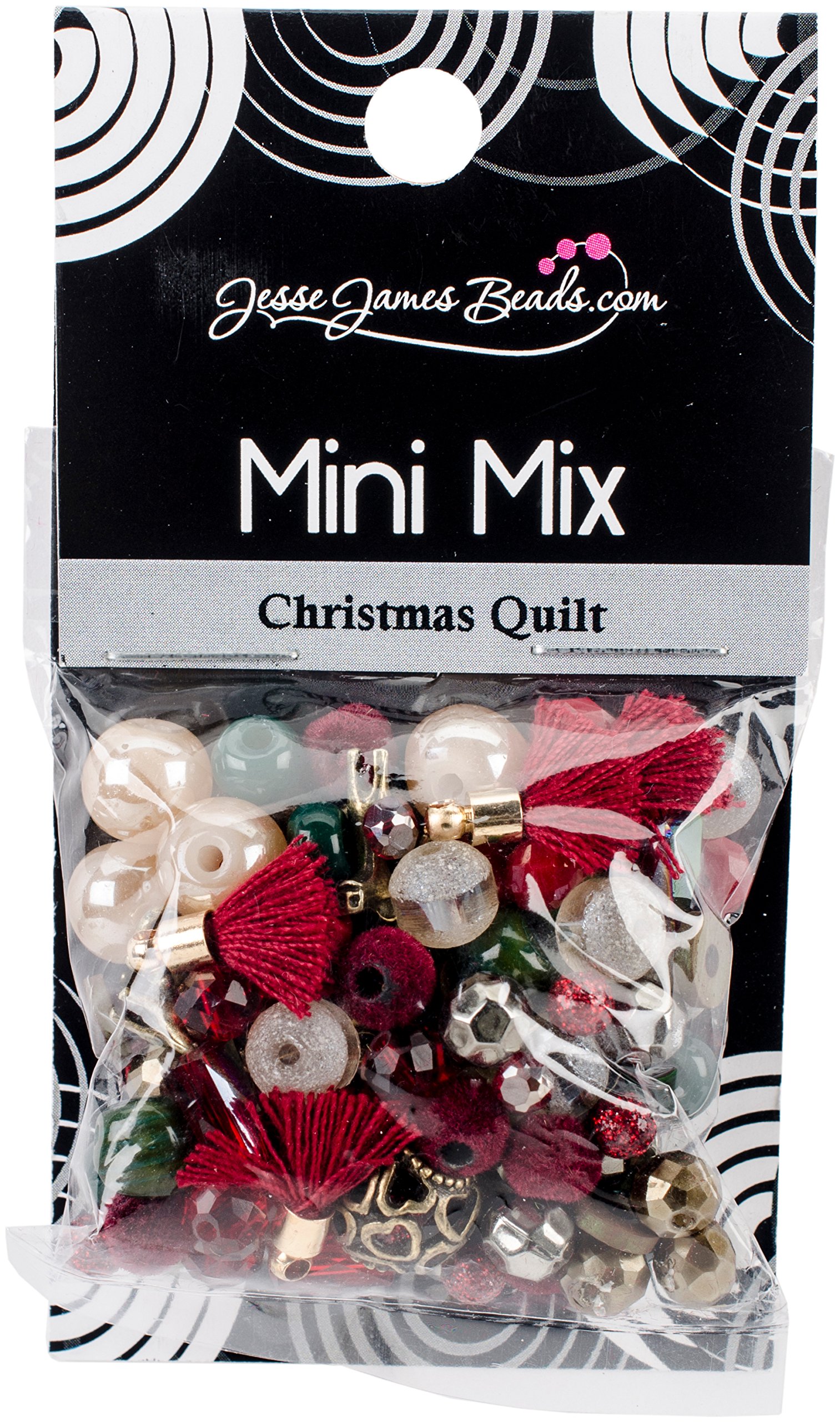 Jesse James Mini Mix Beads, Multi-Colour, 9.14 x 5.08 x 1.9 cm
