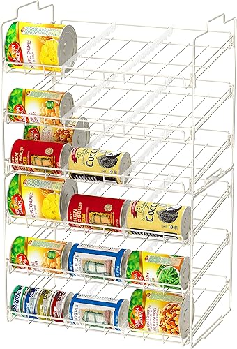 Miniatura 14 de Deco Brothers Organizador apilable para latas de cocina y despensa, 3 niveles, negro Negro -,cromado,Blanco