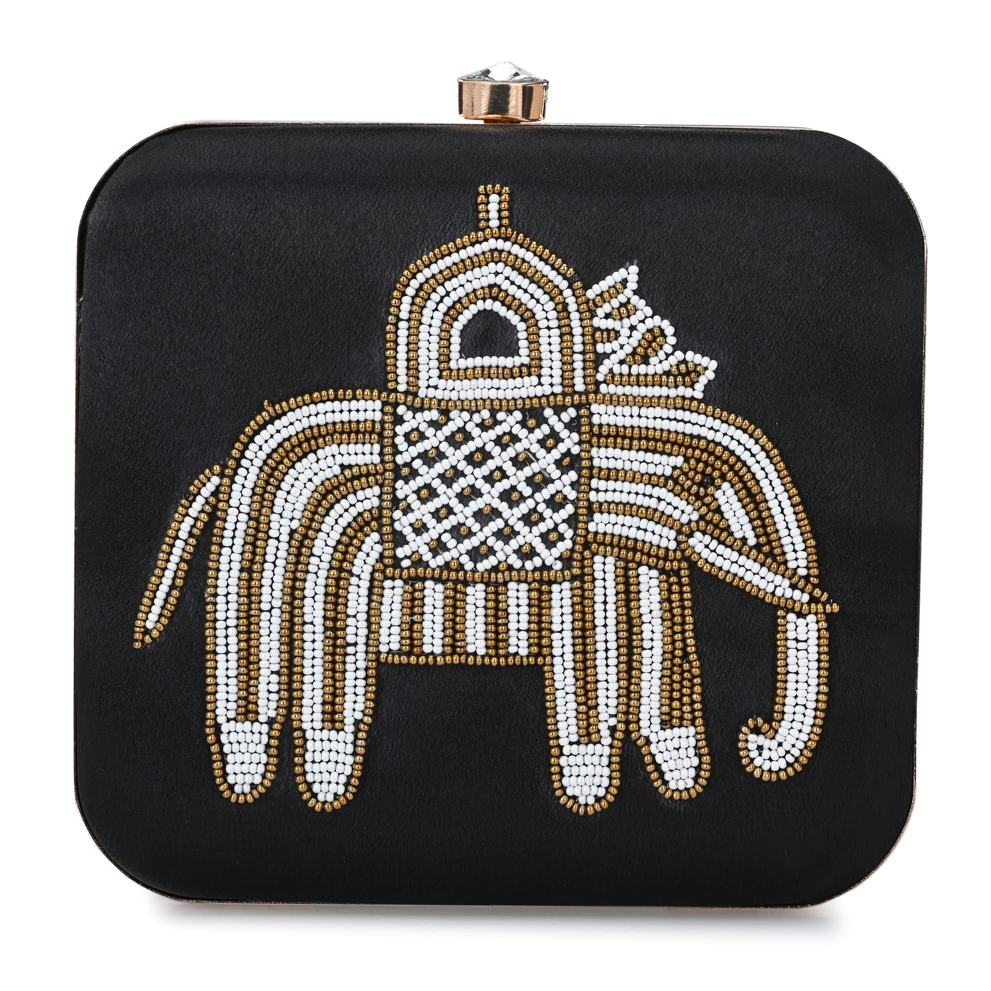 For The Beautiful You Elephant Black Womens Clutch (B0B5PMC4QX) Amazon Price History, Amazon Price Tracker