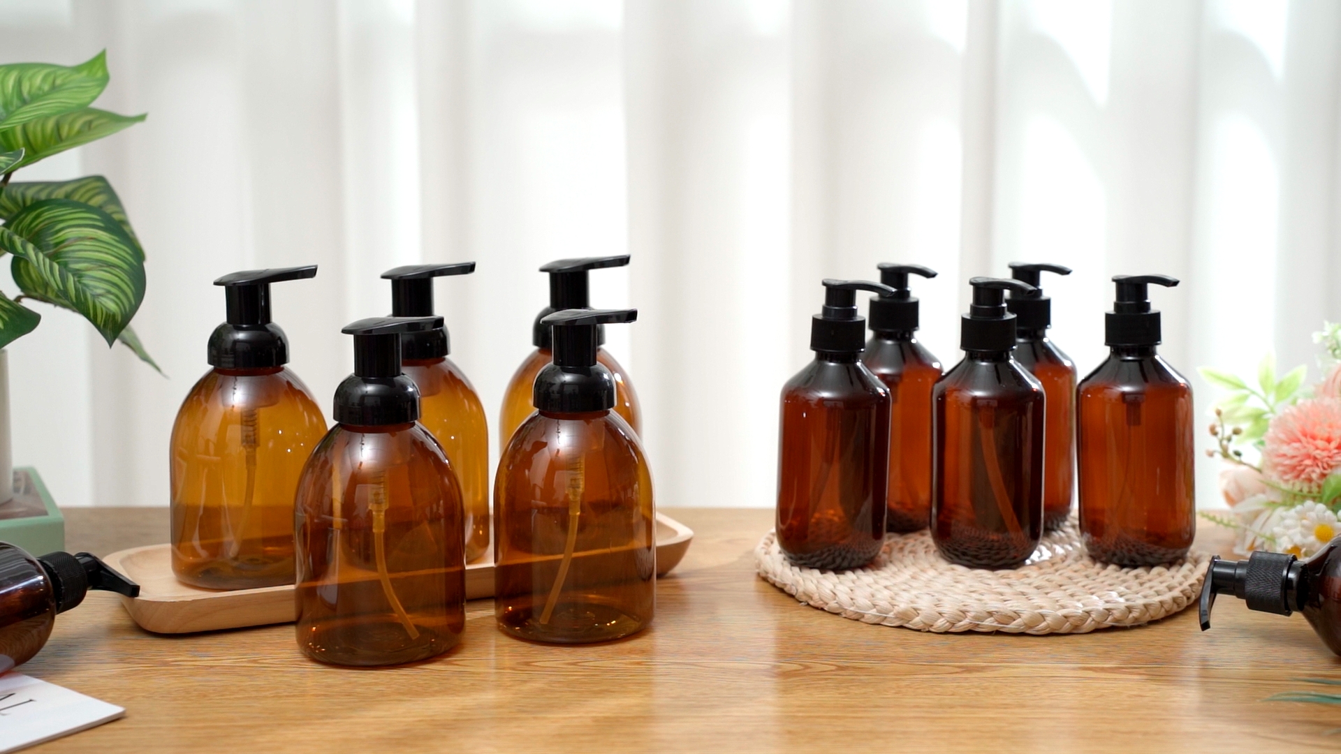 Amazon.com: Uiifan 16 Pcs 17 oz Amber Foaming Soap Dispenser, Foam