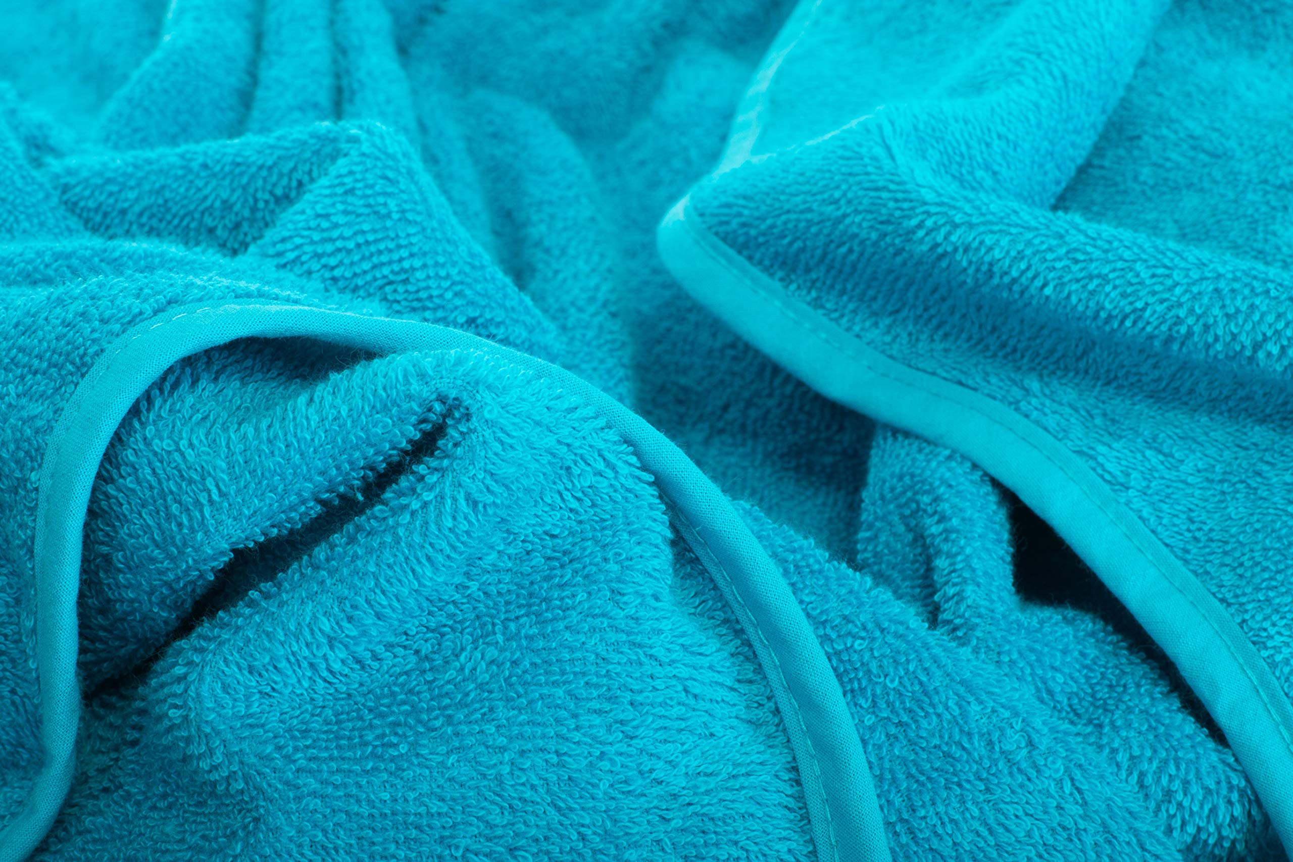 Brandsseller Couverture d'été en tissu éponge - 100 % coton - 150 x 200 cm - Turquoise