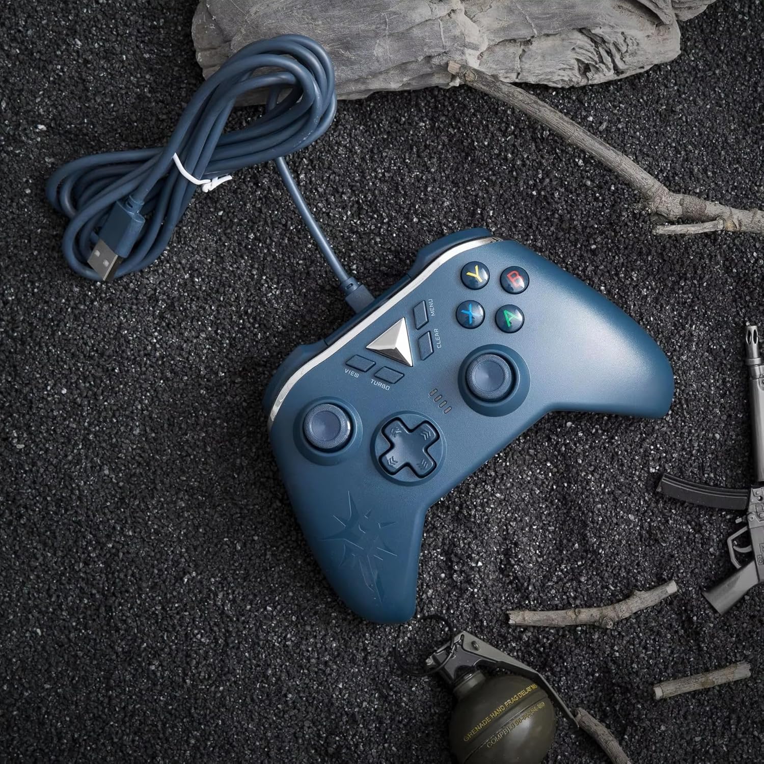 TCOS TECH Wired Controller Game Controller Gamepad Gaming Joystick with Vibration Compatible with PC Windows 7/8/10/11 Wired Gamepad Remote Controller TCOS TECH Wired Controller Game Controller Gamepad Gaming Joystick with Vibration Compatible with PC Windows 7/8/10/11 Wired Gamepad Remote Controller