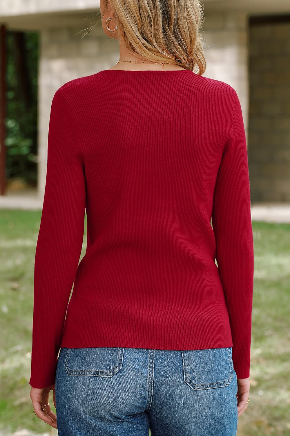 Arach&Cloz Women's Wool Blend Button Up Business Casual Cardigan Tops Outfits 2026 - Image 5