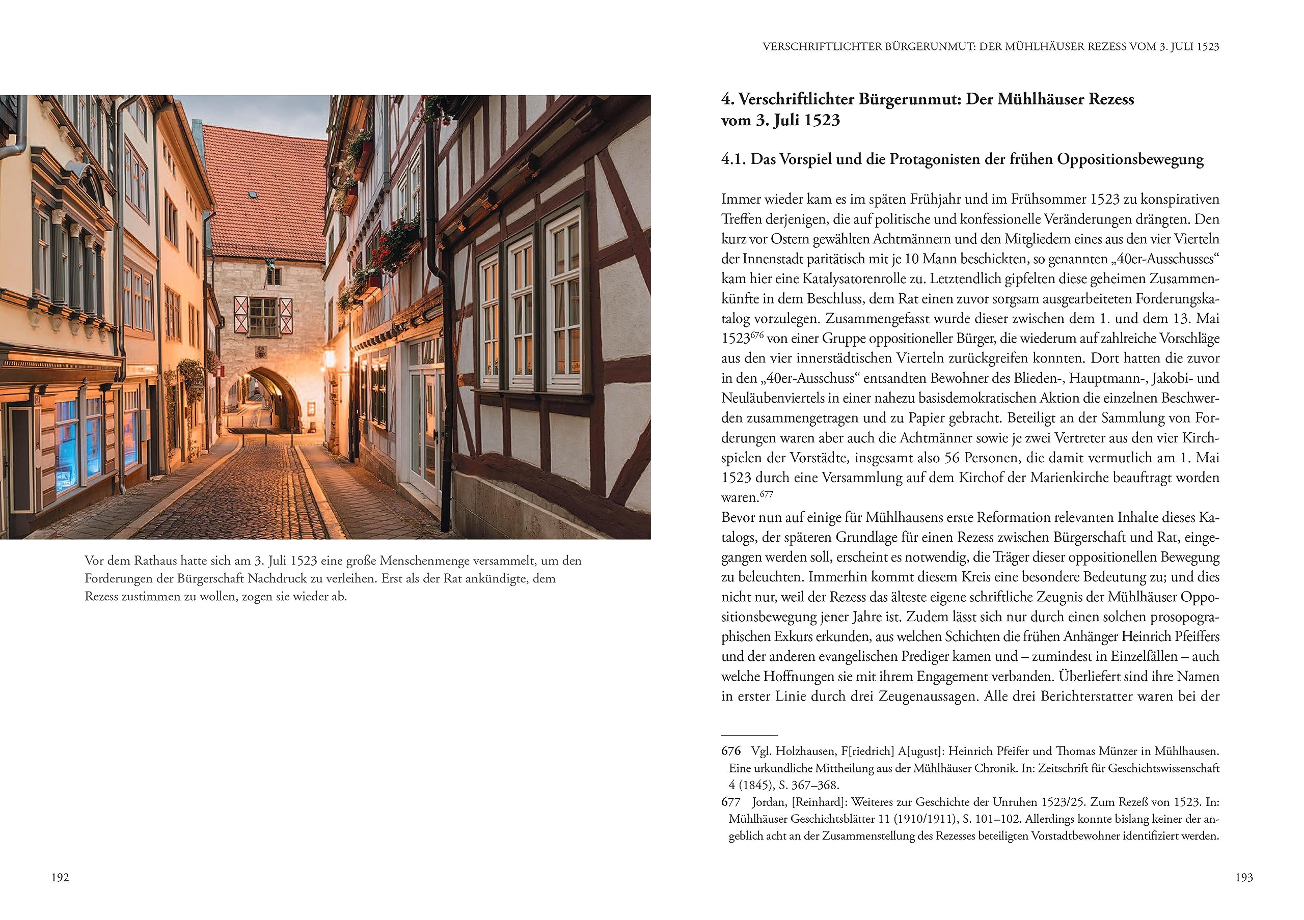 Mörder ohne Opfer: Die Reichsstadt Mühlhausen und der Bauernkrieg in Thüringen (Schriftenreihe der Friedrich-Christian-Lesser-Stiftung)