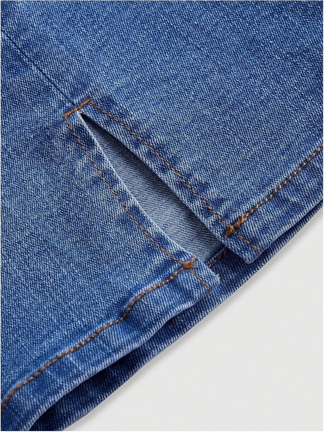 WDIRARA Women's Sleeveless Mini Denim Dress Slit Asymmetrical Hem Bodycon Tank Dresses