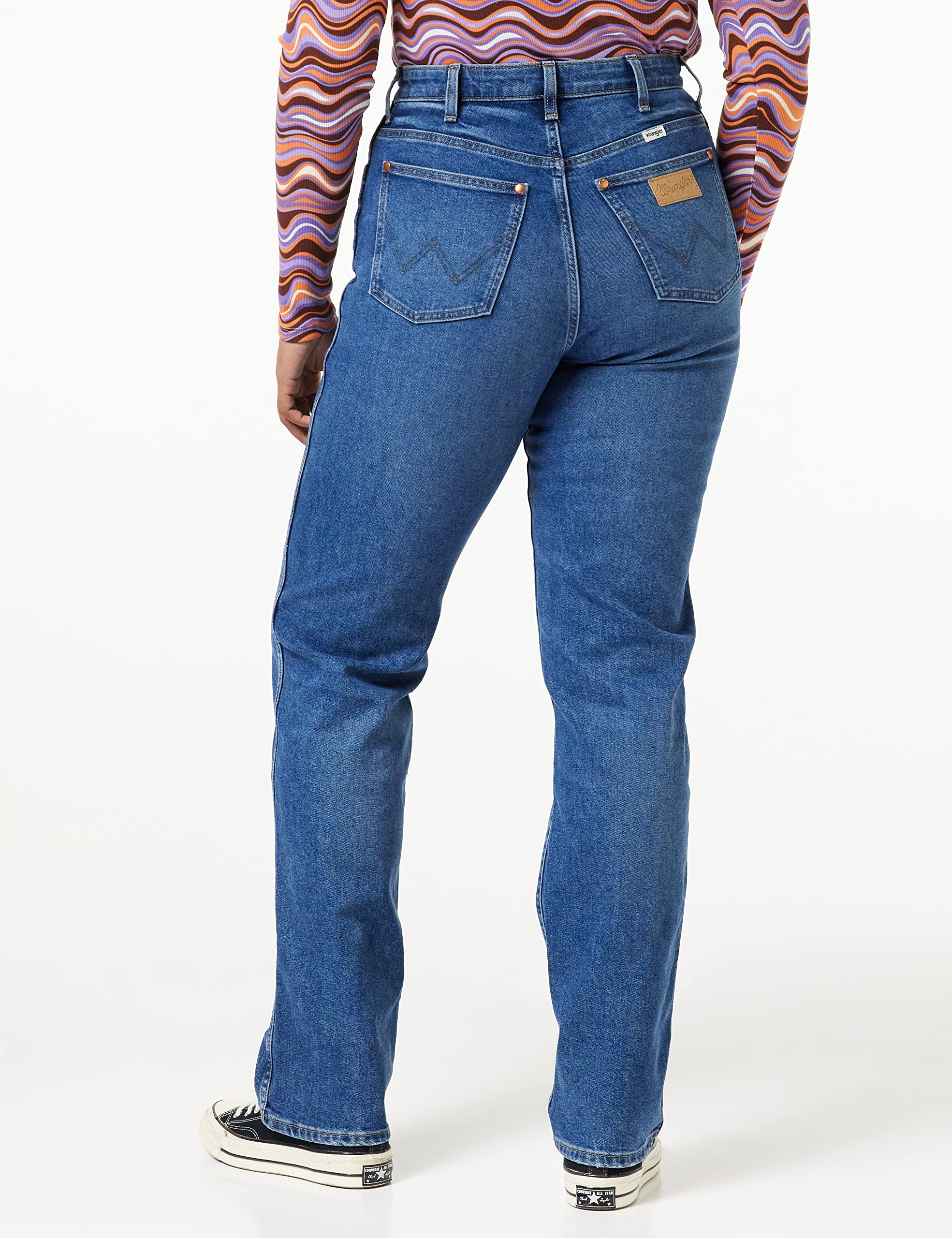 Wrangler Mom Straight - Dżins Kobiety