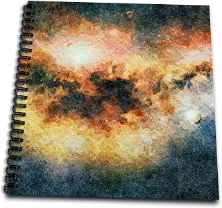 Memory Book 12 x 12 inch - Stormy Sky Abstract Image of Watercolor Painting Fine Art