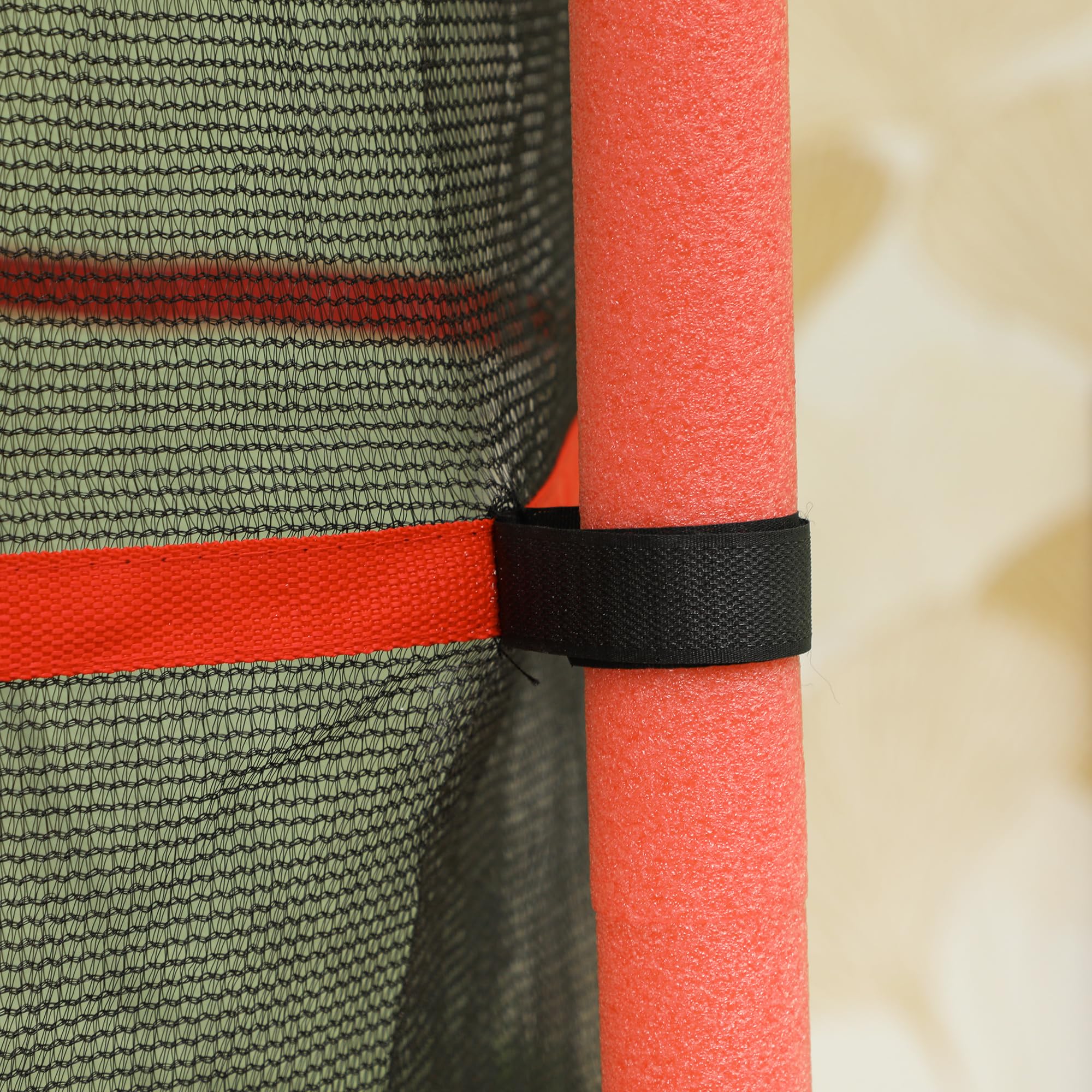HOMCOM Trampolino Elastico per Bambini con Rete di Sicurezza, Tappeto Elastico con Pali Imbottiti per Interno ed Esterno, Età 3-10 Anni, Ø163x163/190 cm