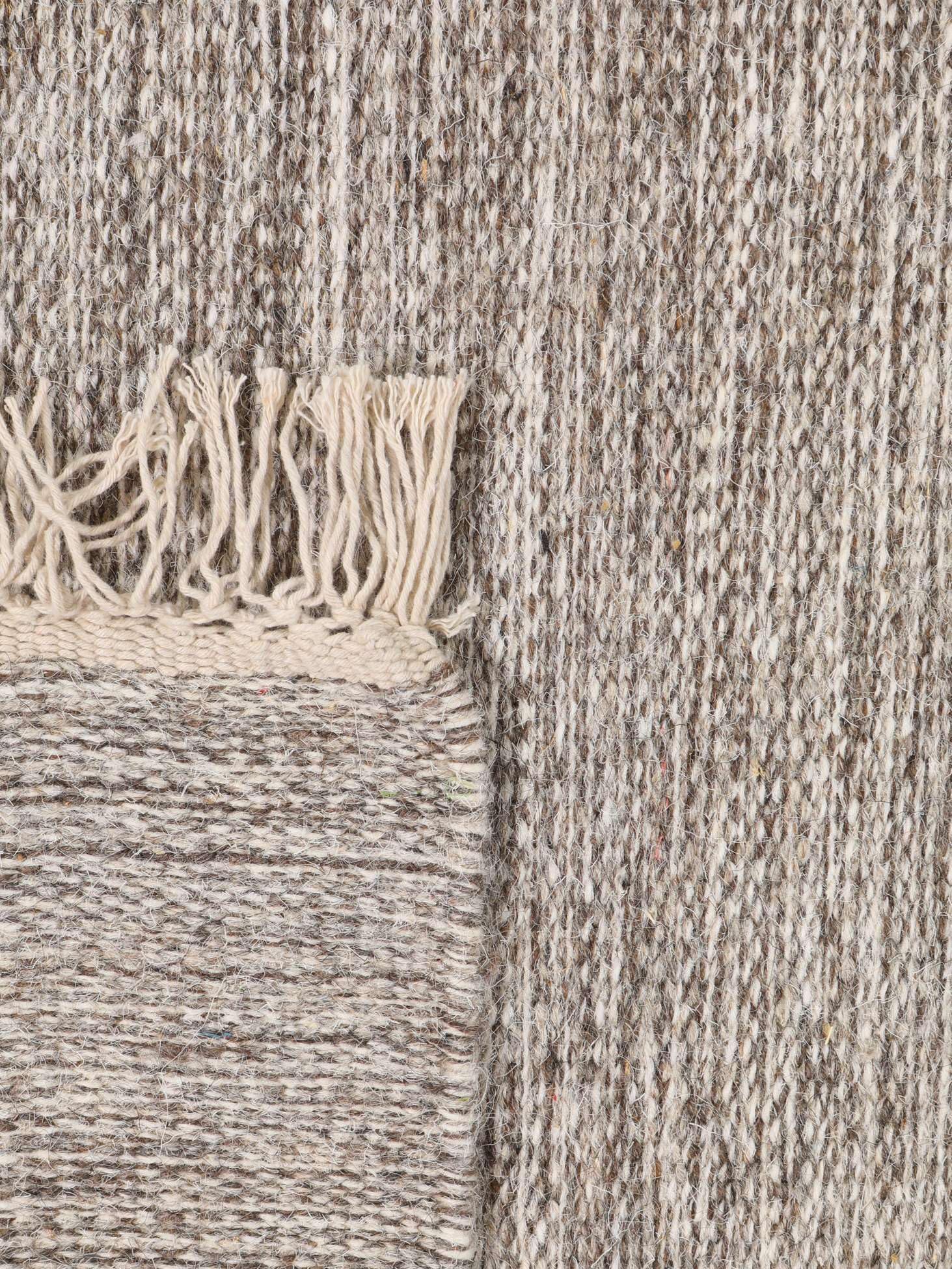 RugVista Melange, Tapis, Kilims Moderne, 250 x 350 cm, Rectangulaire, Poil Ras, Salle de séjour, à Manger, Chambre, Nettoyage Sec Seulement, Certifié Care & Fair, Marron