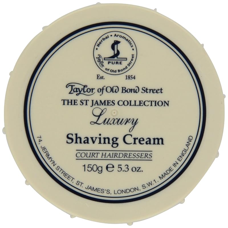 Taylor of Old Bond Street Creme de Barbear St. James em Tigela, 150 g