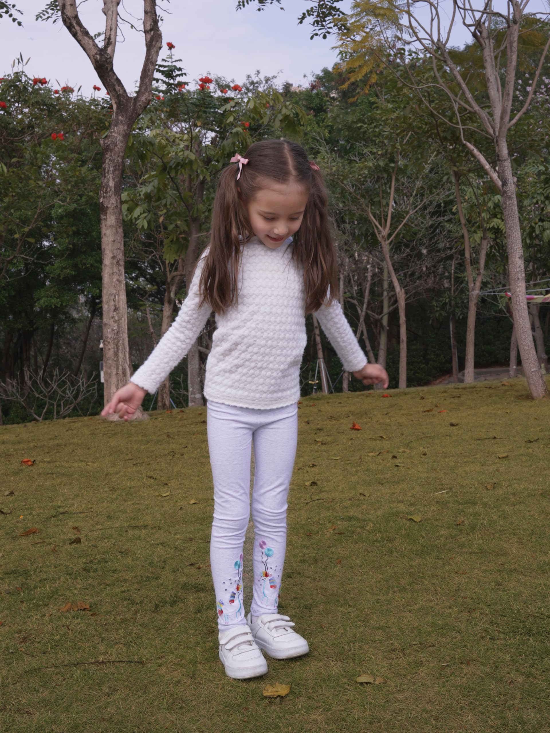 EmaoFun Legging Enfant Fille,Lot de 3,2-7 Ans