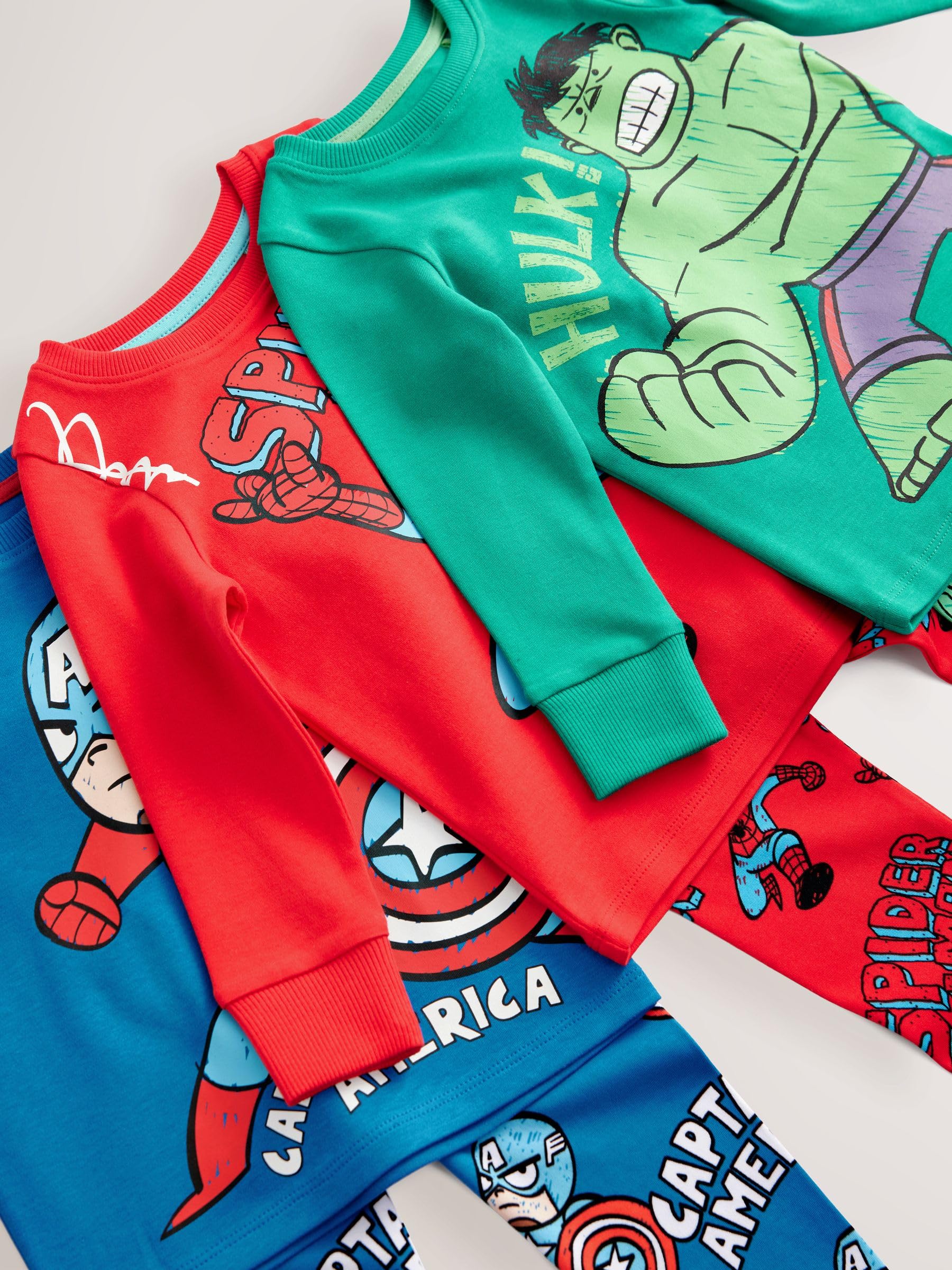 NEXT Garçon Lot de 3 Pyjamas douillets