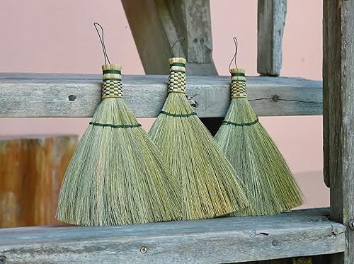 Vista 34 de Escoba batidora pequeña de 2 piezas, cepillo de mano que elimina el polvo, la suciedad y los escombros para un fácil almacenamiento, perfecto