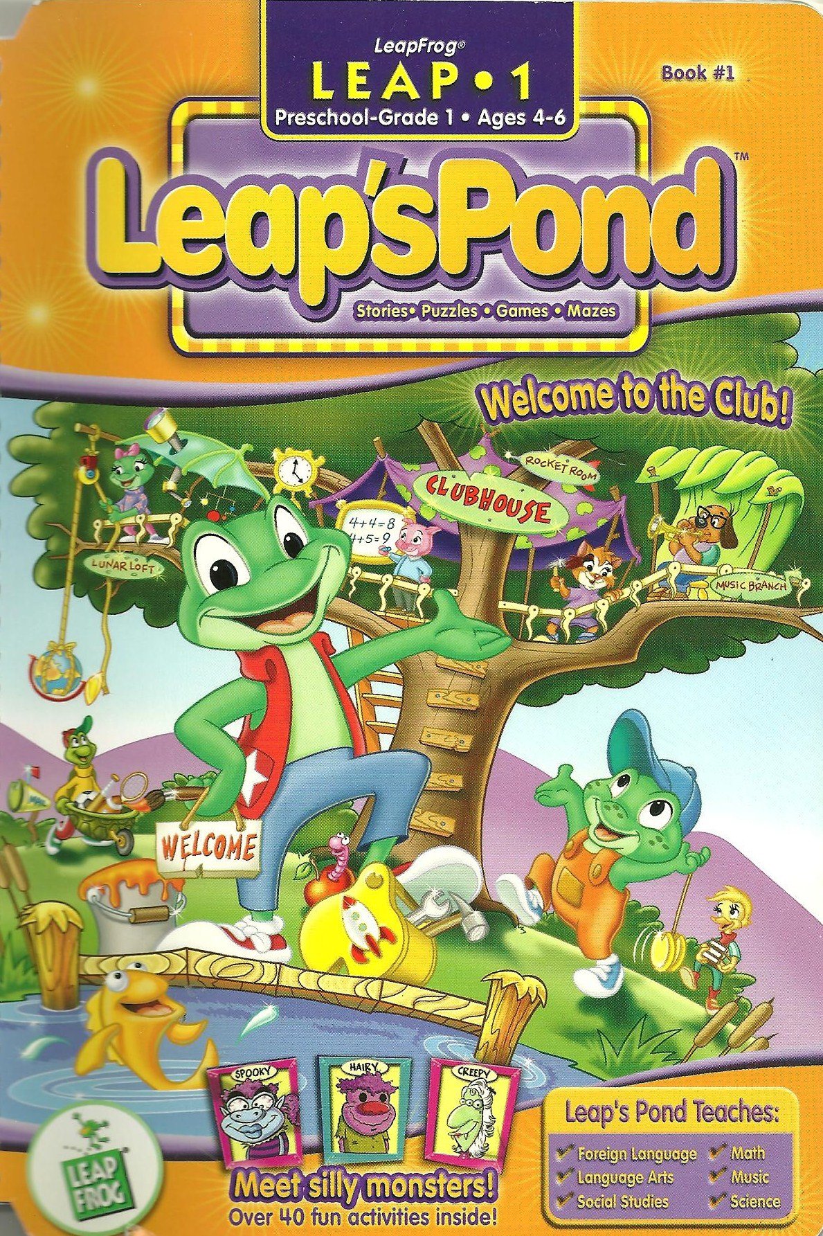 Buy LeapFrog LeapPad Leap 1 Leap's Pond, Interactive Book Online at