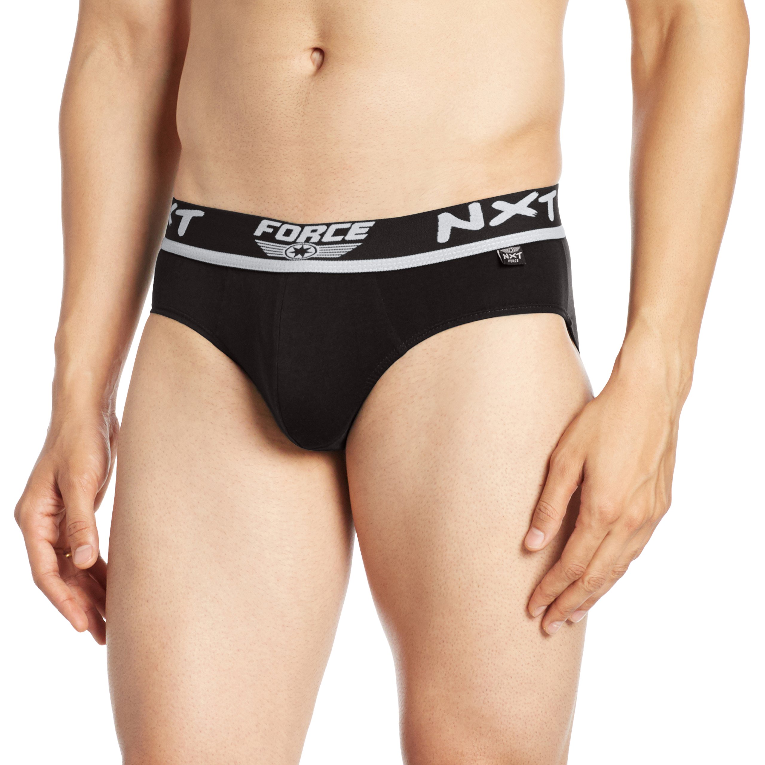 force nxt Men's Super Combed Cotton Regular Solid Brief | Soft Men Brief Innerwear | Best Underwear for Men | Actual Color May Vary-picture-10