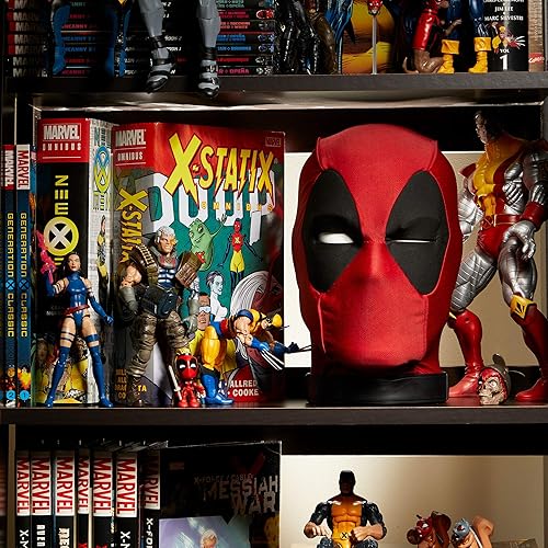 Miniatura 5 de Marvel Legends Deadpools Head Premium Interactivo en movimiento electrónica parlante coleccionable para adultos mejorado con aplicación con más de