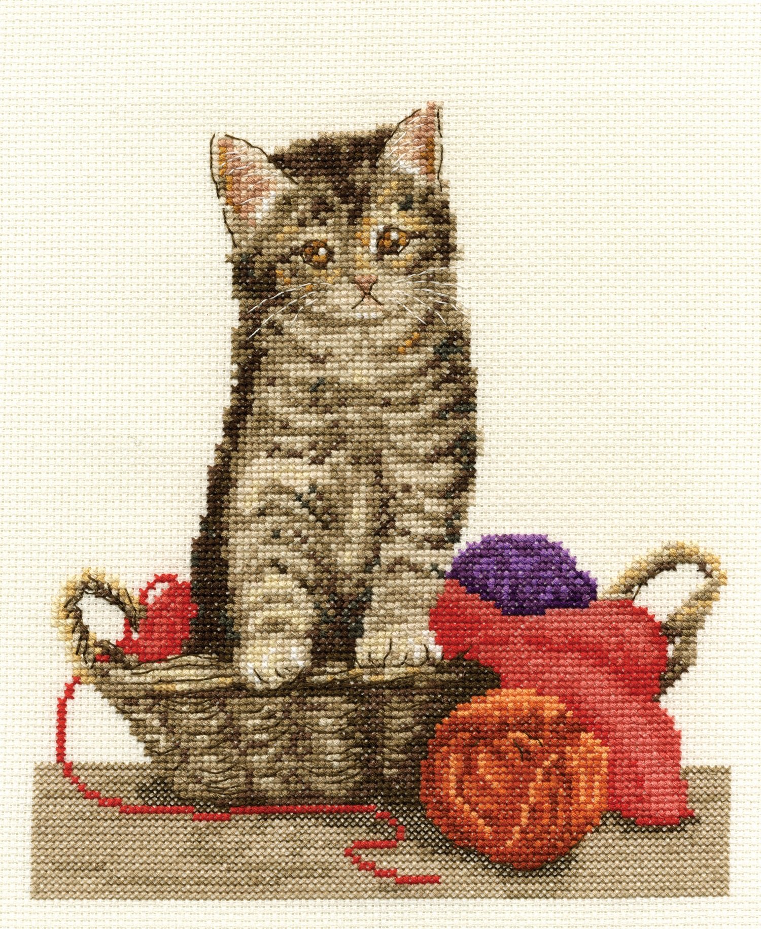 Dmc Multi Colour "Fun Time Cross Stitch Kit, 100 Percent Cotton, Multi-Colour
