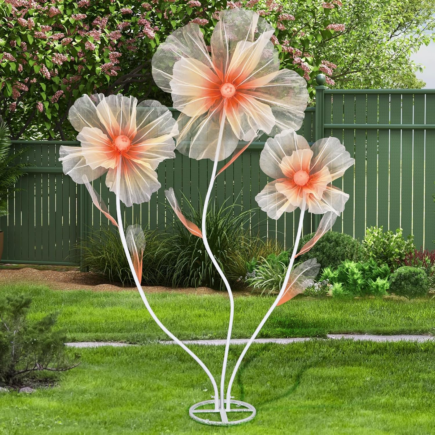 5.6 Ft Large Artificial Paper Flowers Decoration Giant Flowers Decor for Birthday Party Garden Office Home Wedding Wall Graduation Shop Window Display Baby Shower