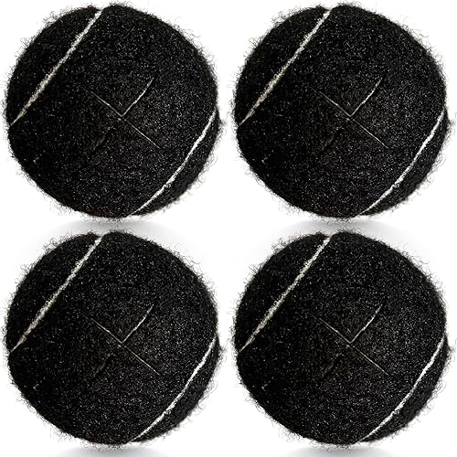 Paquete de 4 pelotas de tenis precortadas para caminantes, almohadillas de fieltro resistentes de larga duración para patas de muebles y protección