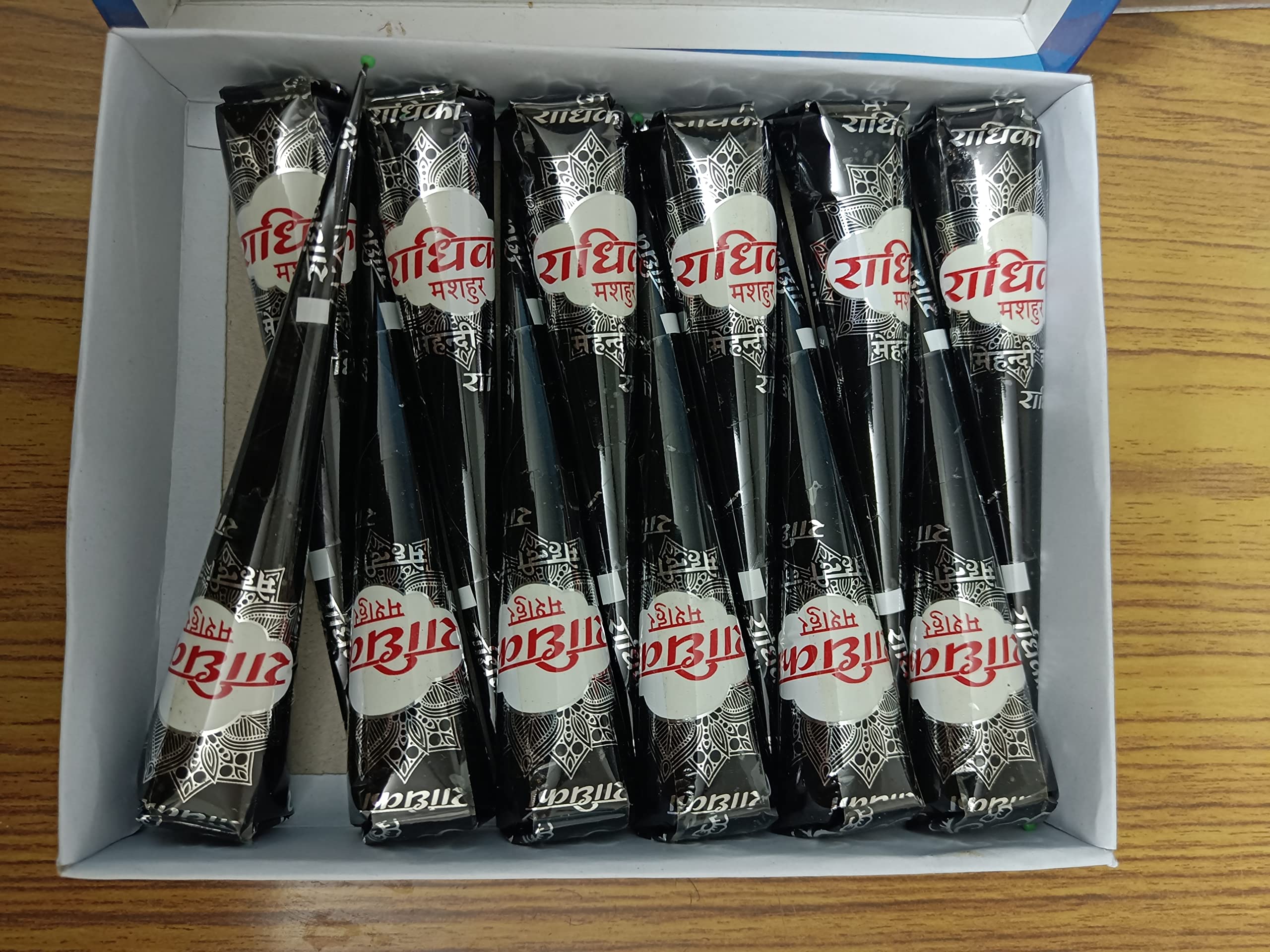 Radhika Cone Body Art All Natural Herbal Pure Henna Paste (Pack of 12 Pieces)_01