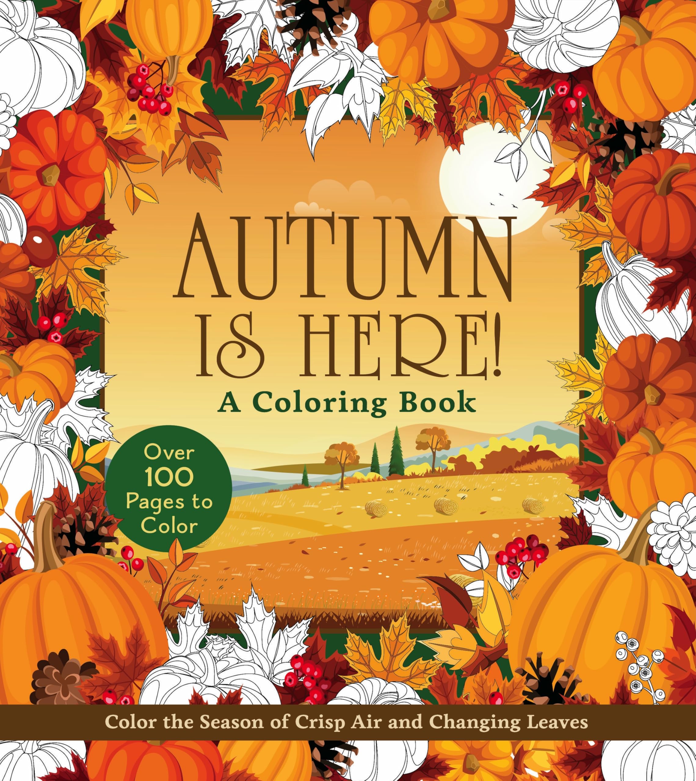 Autumn Is Here! Coloring Book by Editors of Chartwell Books (Paperback Book)