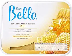 Cera Depilatória Mel, Depil Bella, 1Kg