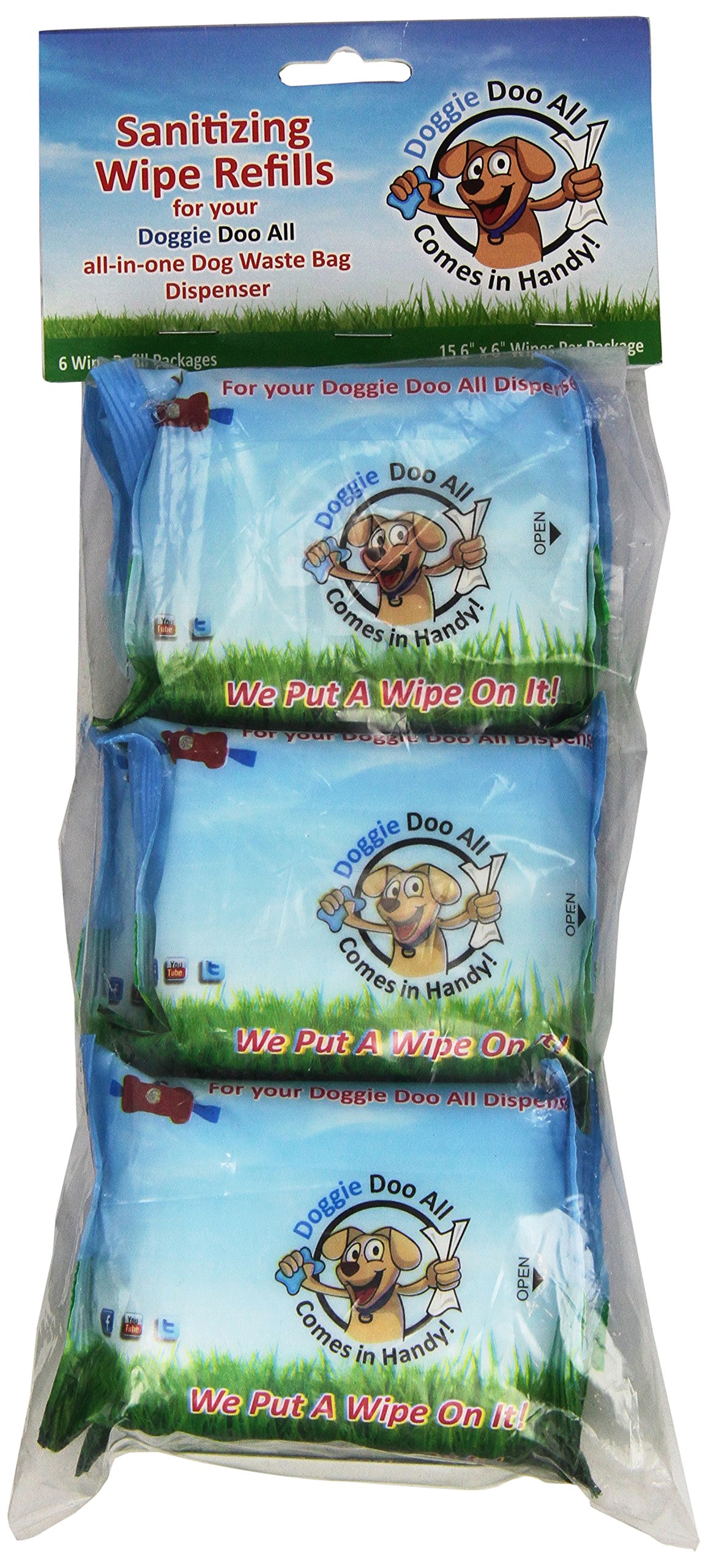 Refill Wipes, 6-Pack